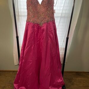 Pink Beaded Gown